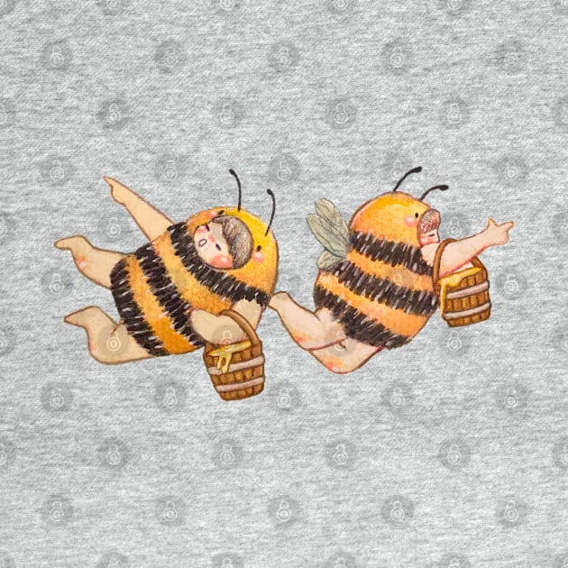 Honey Bee Harvest by Katfish Draws